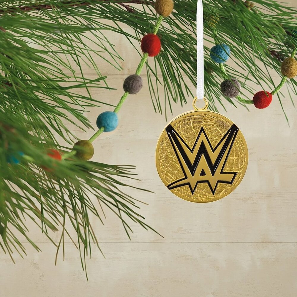 Hallmark Ornament Christmas tree WWE Championship world wrestling Premium - Picture 3 of 3